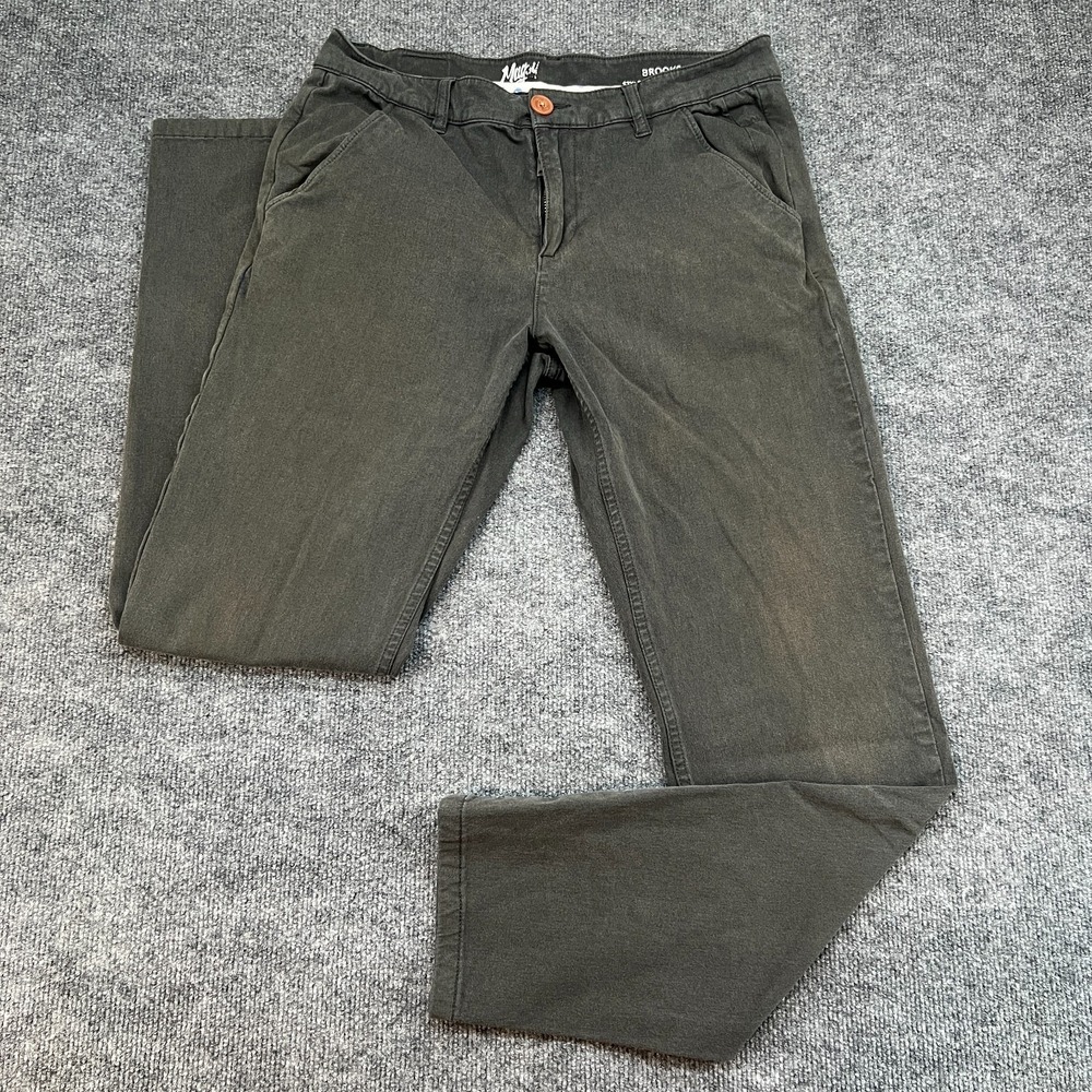 Mugsy Jeans Men's Brooks Pants Black Size 33x34 Stretch Wrinkle Resistant